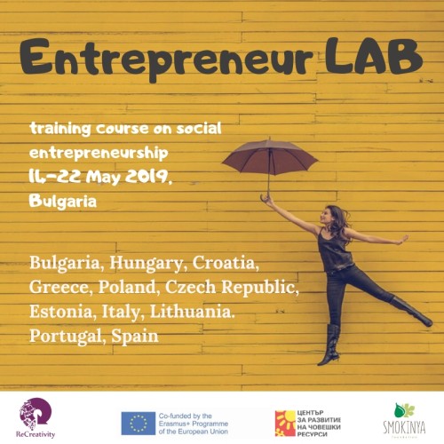 Projekt Entrepreneur Lab w partnerstwie ze Smokinya Foundation z Bułgarii